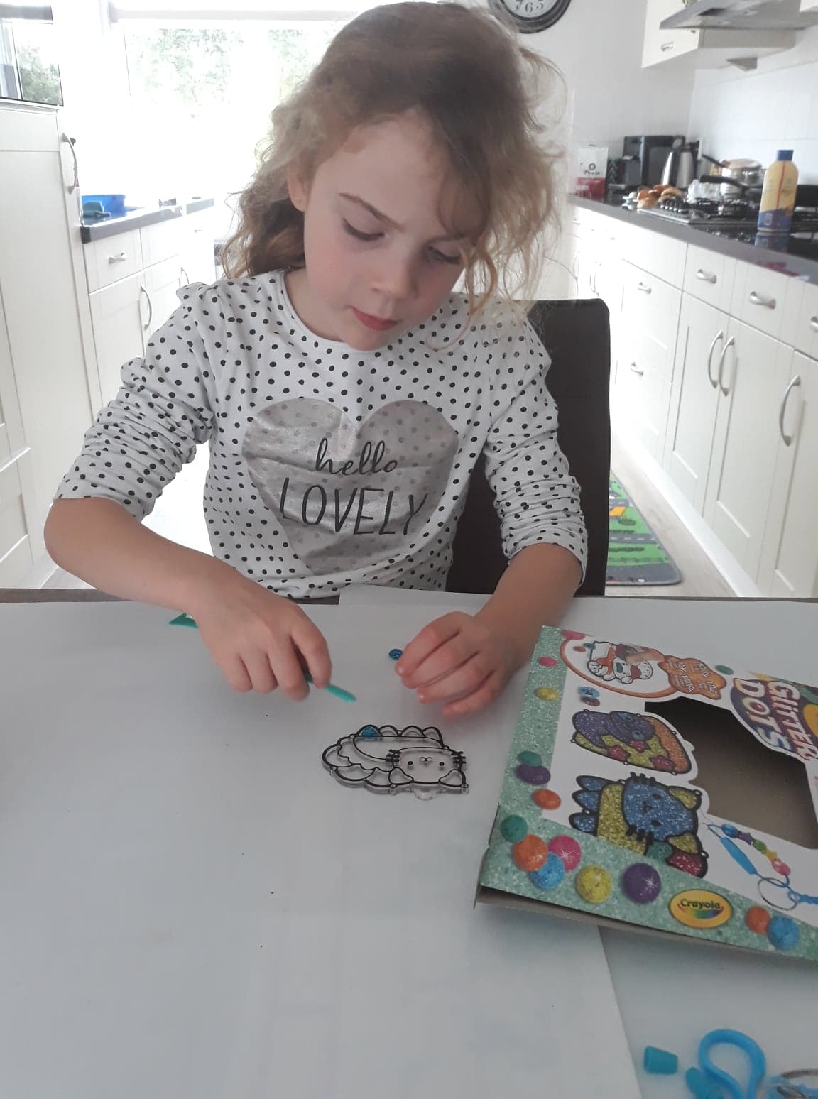 Elin met Glitter Dots