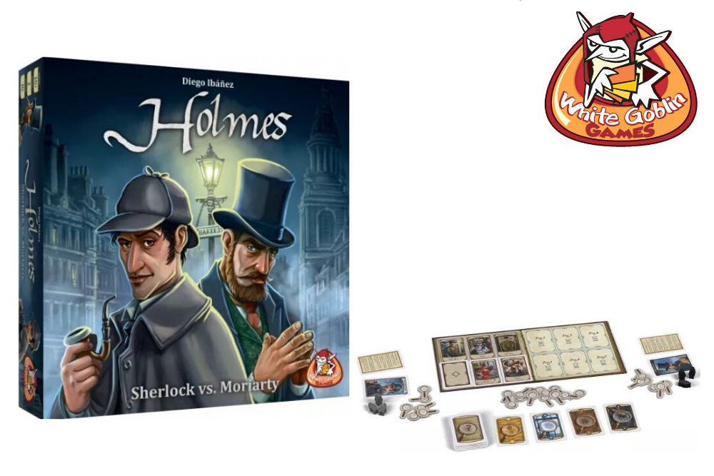 Holmes vs. Mariorty is een tweepersoonspel van White Goblin Games