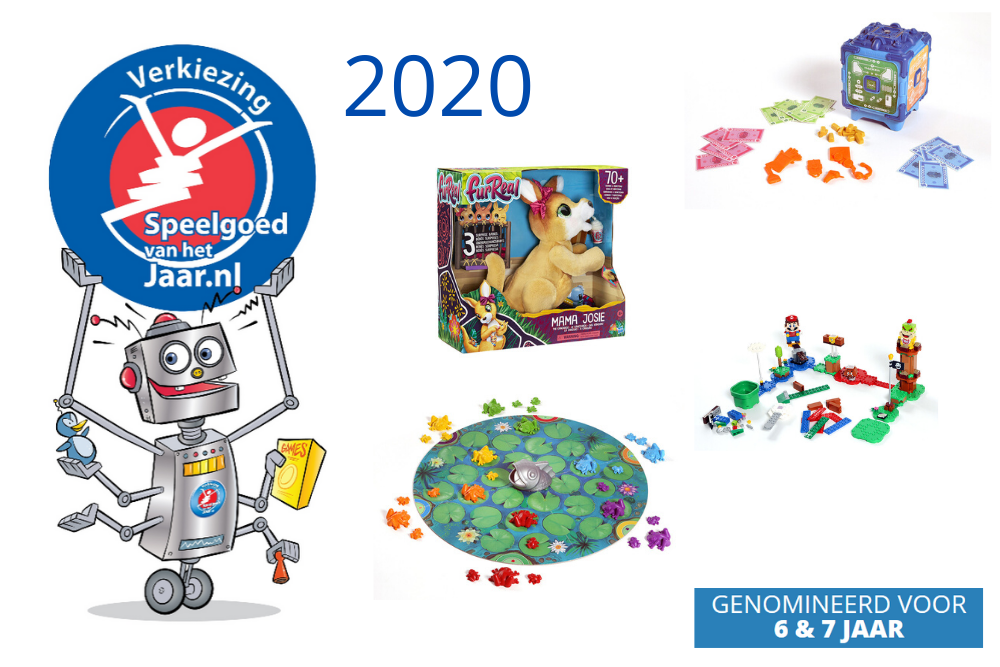 Speelgoed van het Jaar 2020 leeftijdscategorie 6 t/m 7 jaar