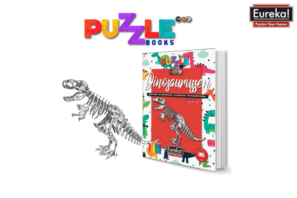 Puzzle Books Dinosaurussen van Eureka Puzzles