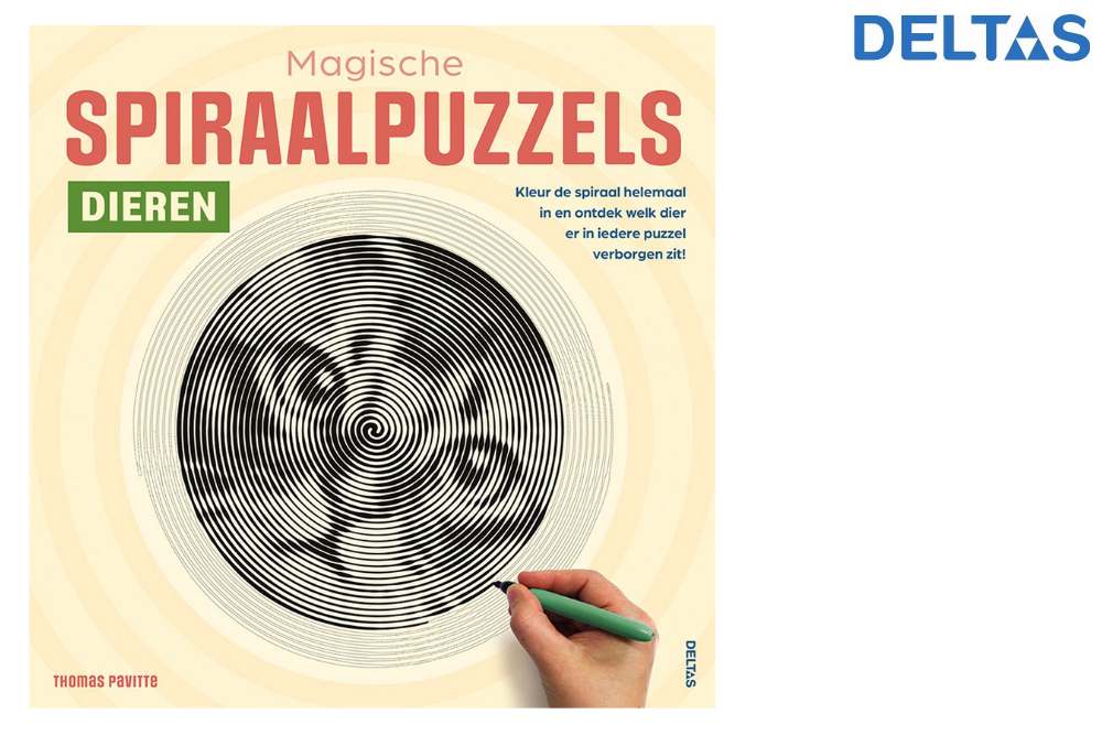Magische spiraalpuzzels van uitgeverij Deltas