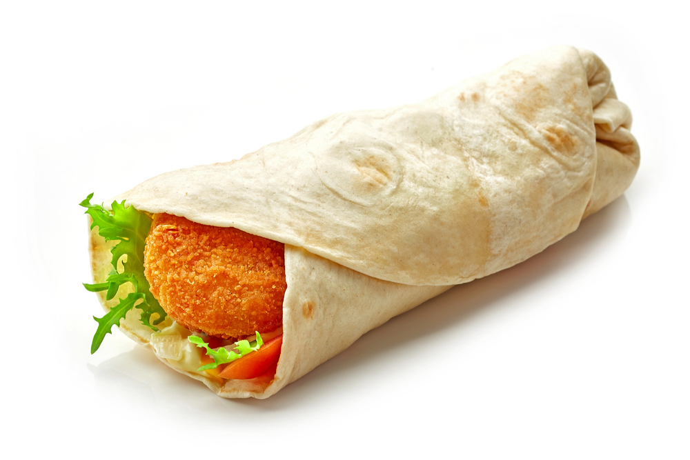 Wraps met krokante kip