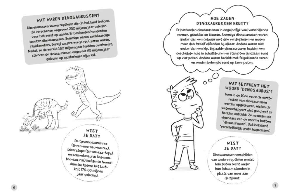 Ongelooflijk maar waar - bladzijde uit 'hadden dino's veren'
