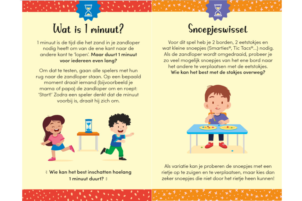 De leukste 1-minuutspelletjes van uitgeverij Deltas