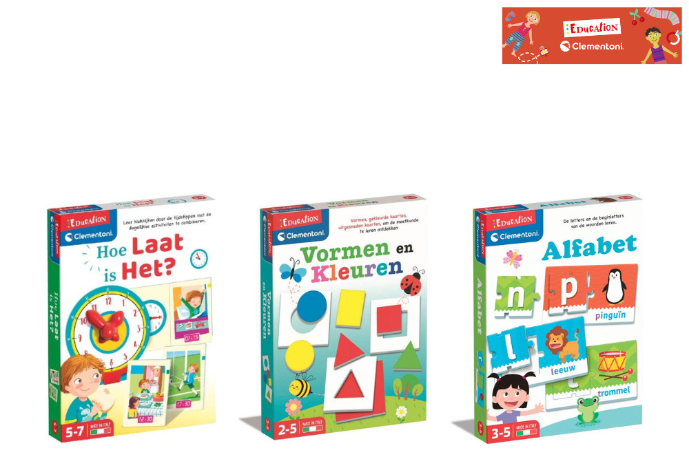 Clementoni Education | educatieve leerspellen van Clementoni.
