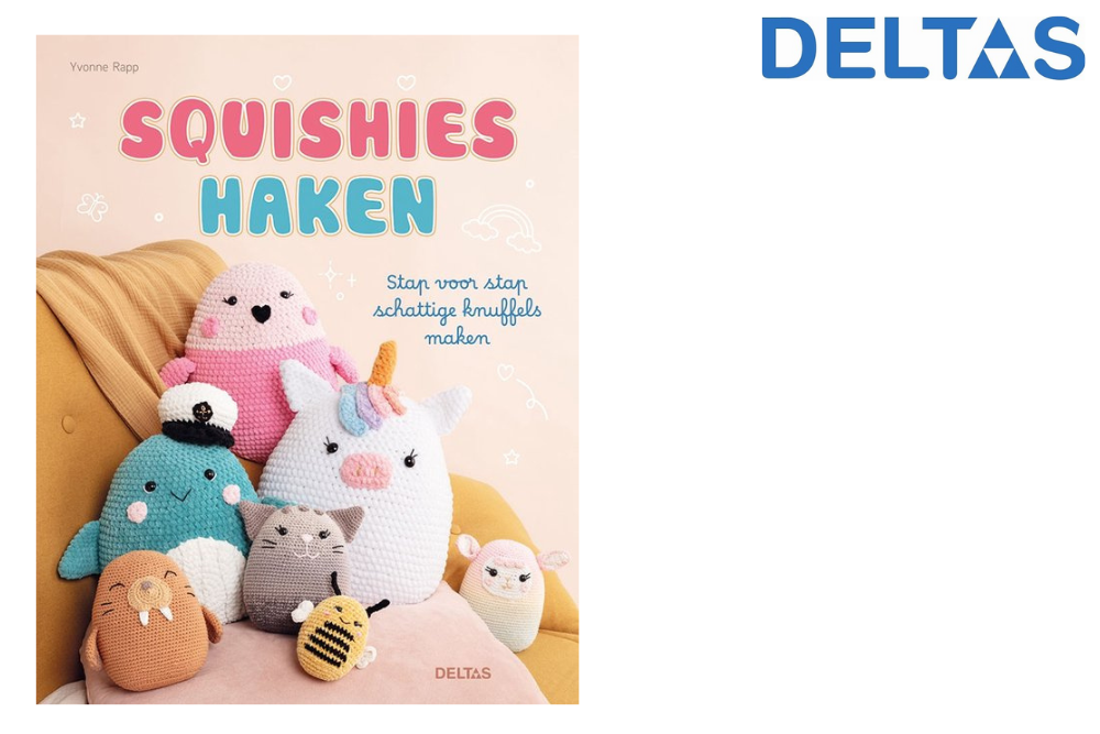 Squishies haken van uitgeverij Deltas.